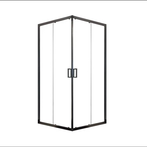 Душевое ограждение Domani-Spa Cube V 110, размер 100*100*190 см, профиль графит, стекло 5 мм, без поддона